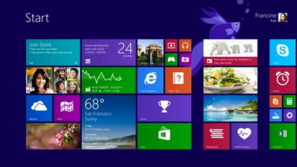 Windows 8.1 în creştere, Windows XP începe să piardă teren