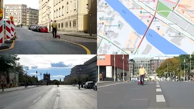 Un bărbat a creat ambuteiaje virtuale pe Google Maps plimbând un căruţ pe străzile din Berlin