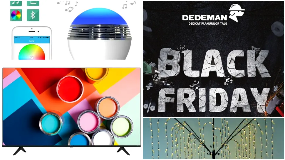 Black Friday 2022 la Dedeman: Când începe evenimentul și 7 exemple de produse cu preț redus