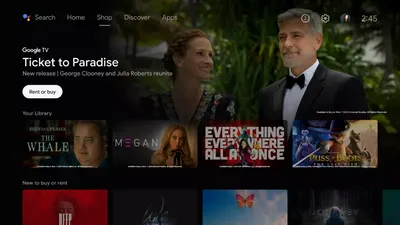 Posesorii de televizoare cu Android TV vor putea închiria/cumpăra filme dintr-un nou tab Shop