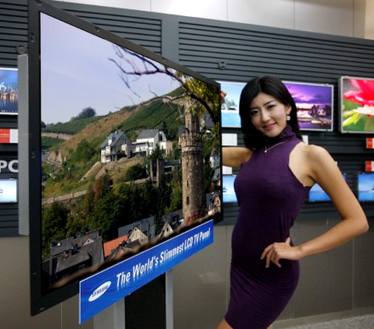 Panou pentru LCD TV, gros de 3,9 mm - de la Samsung