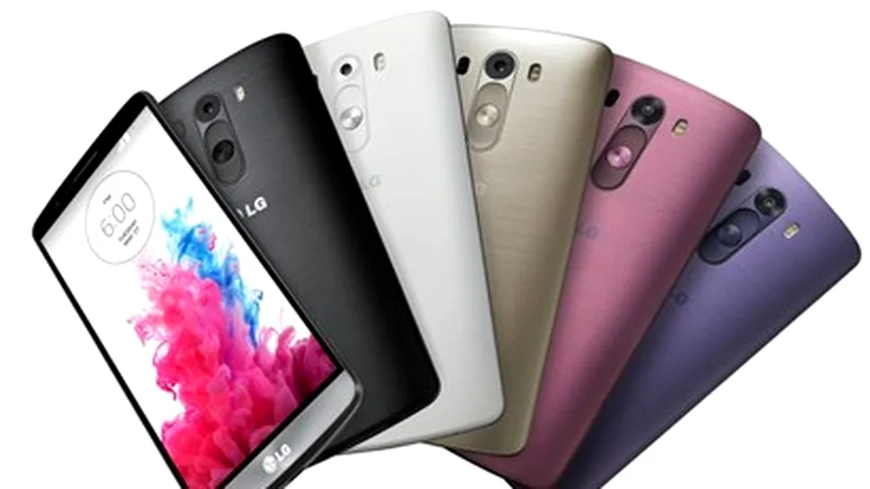 Telefonul LG G3, oferit în două noi versiuni de culoare