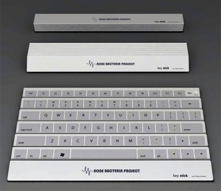 Concept de tastatură pliabilă şi portabilă, pentru uz individual