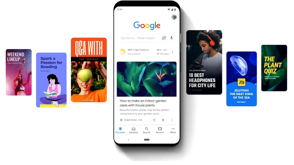 Google va afișa pe mobil tot mai multe Web Stories