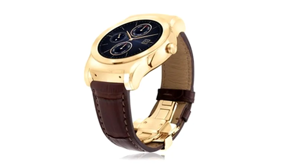 LG lansează Watch Urbane Luxe, un smartwatch placat cu aur