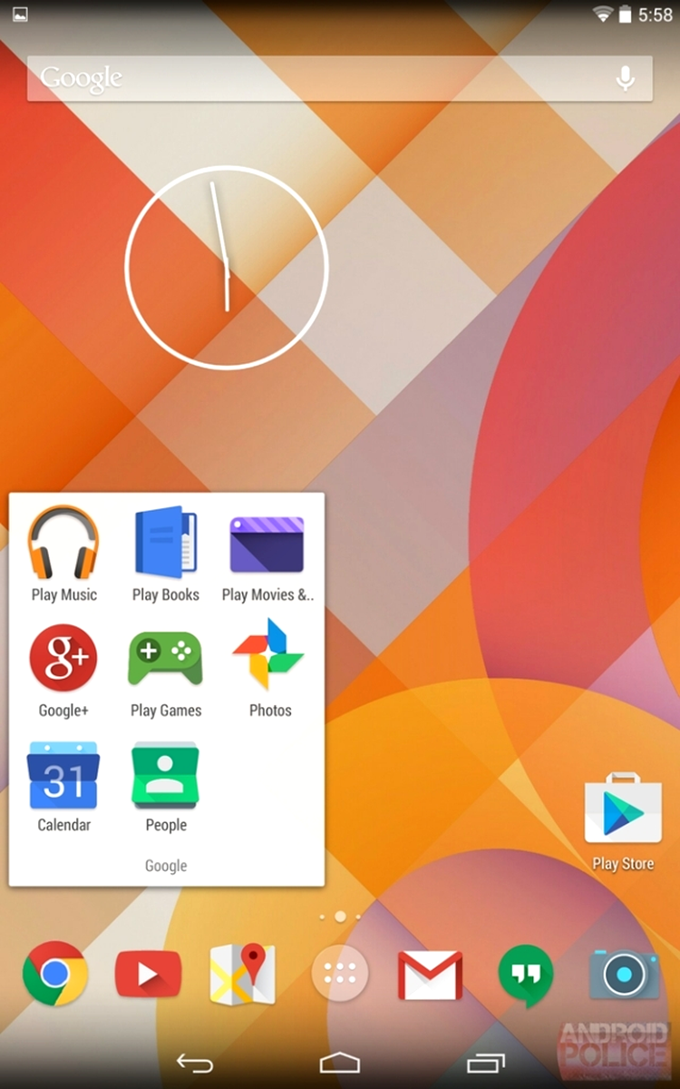 Aşa va arăta ecranul principal din Android 5.0?