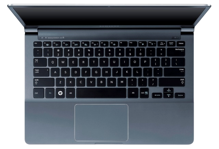 Samsung Seria 9 - tastatura este iluminată