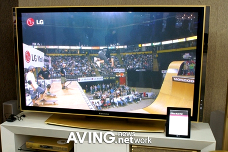 LG plasma de aur