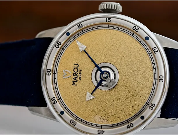 Ceasornicarul Jerome Marcu lansează Marcu Initial, un model exclusivist din titan cu diamante integrate în ace