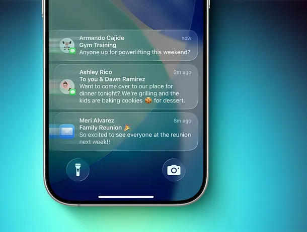Notificările din iOS 27 vor avea un design schimbat și vor apărea din partea stângă a ecranului