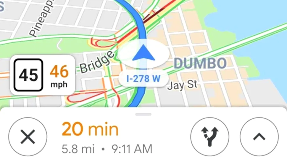 Google Maps primeşte suport pentru afişarea vitezei de deplasare în timp real, la folosirea modului de navigare