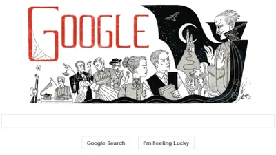 Google îl omagiază Bram Stoker, autorul romanului Dracula