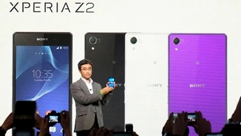 Sony Xperia Z2 - smartphone în carcasă rezistentă la apă, cu funcţie de filmare 4K