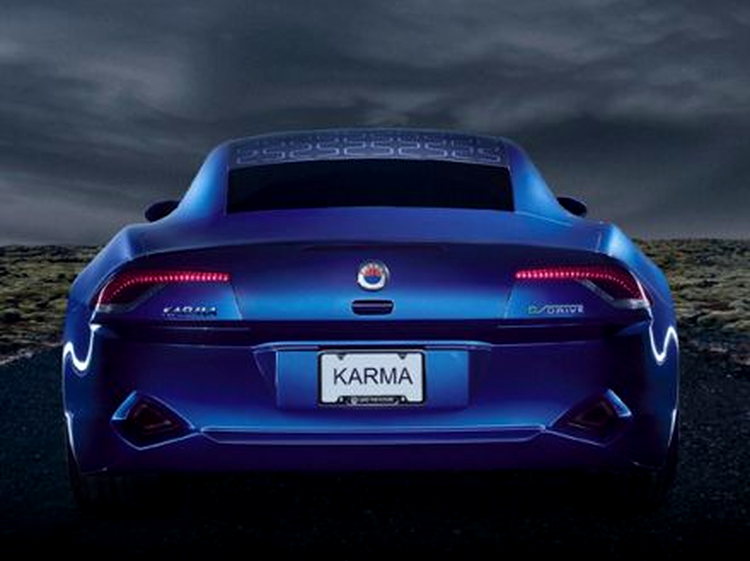 Fisker Karma – vedere din spate
