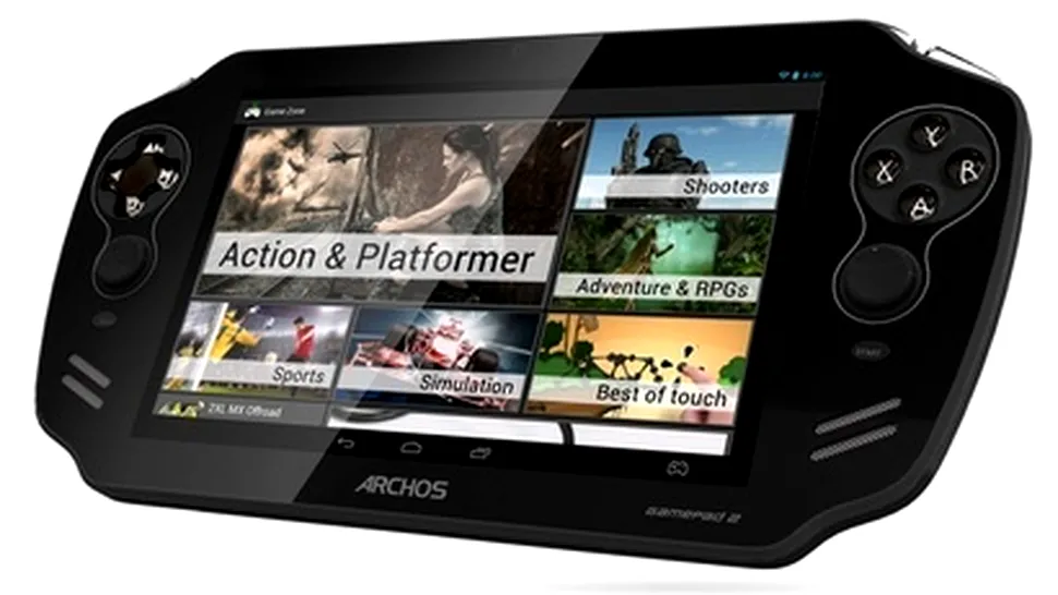 Archos GamePad 2, o consolă portabilă Android pentru jocuri cu ecran de 7