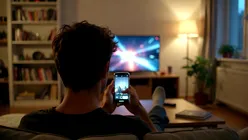 Second screen: tot mai mulți adulți urmăresc videoclipuri pe telefon în timp ce se uită la televizor