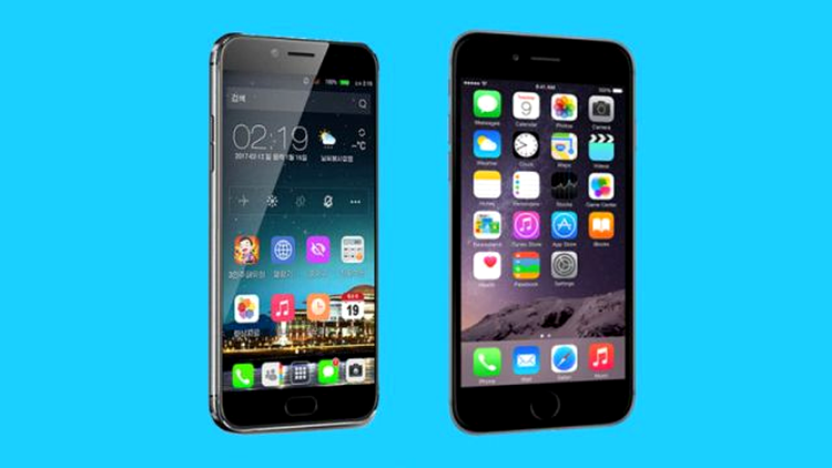Jindallae 3 alături de un iPhone 