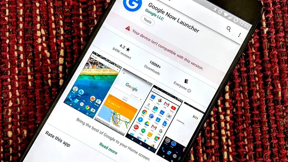 Google Now Launcher, pe cale să fie eliminat din magazinul Play Store