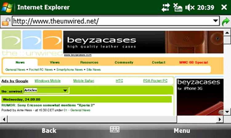 Internet Explorer Mobile 6