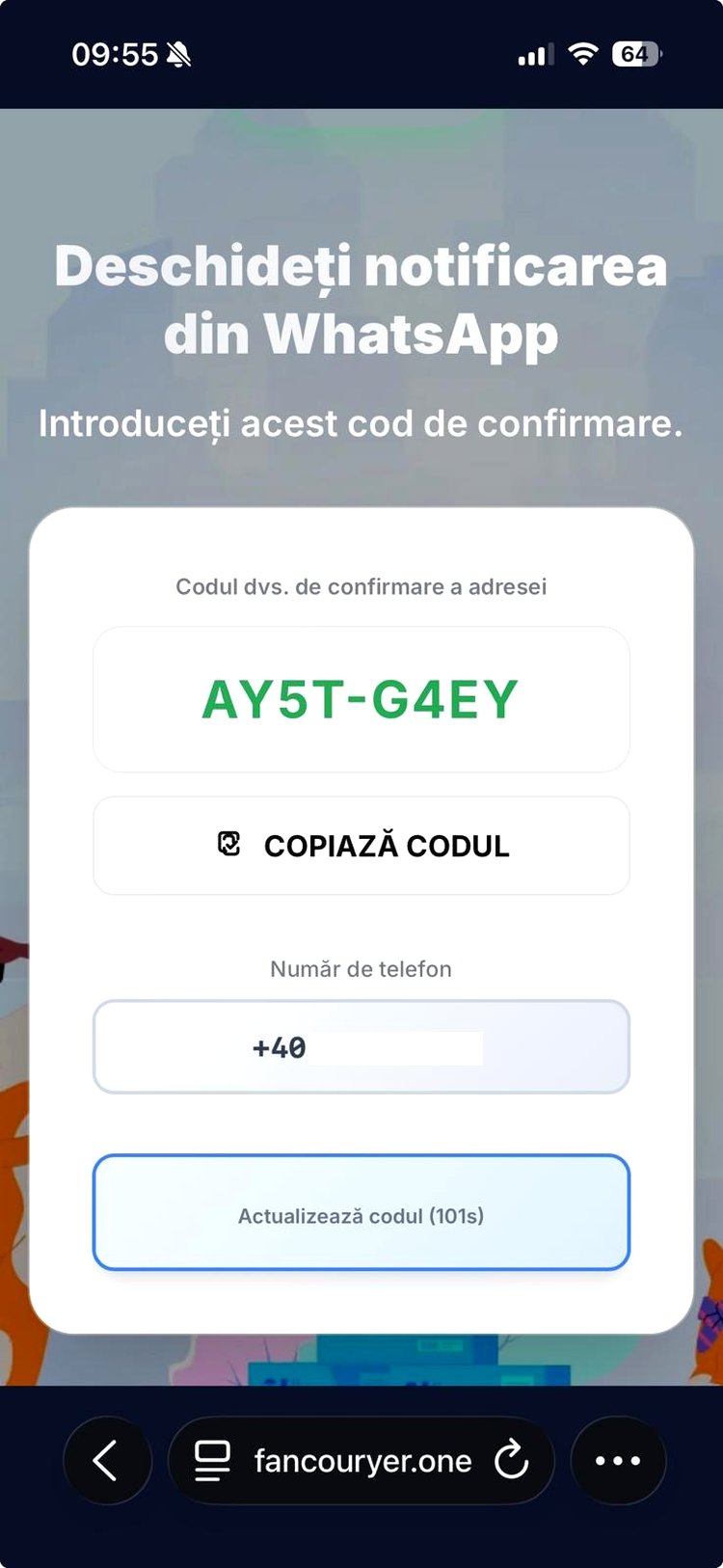 campanie înșelătorie online