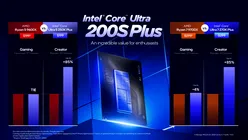 Core Ultra 200S Plus: Intel are câștiguri în gaming și aplicații