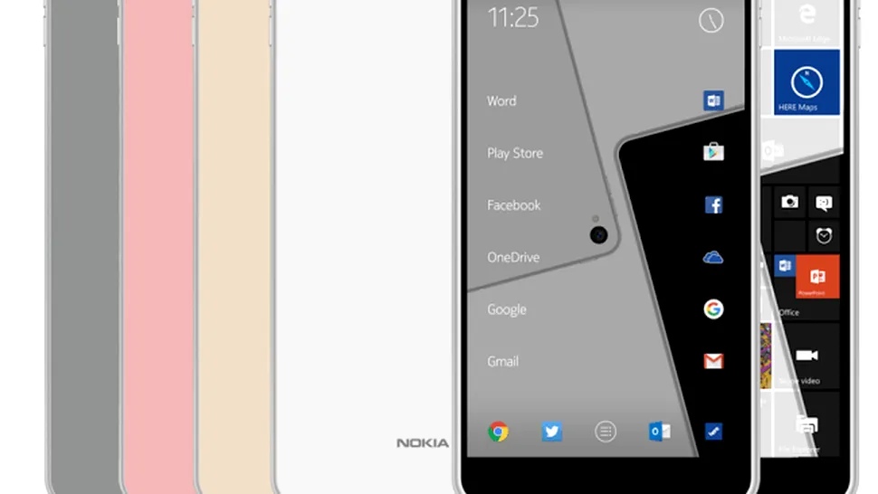 Nokia C1, un smartphone cu Windows 10 Mobile şi Android în dual-boot?