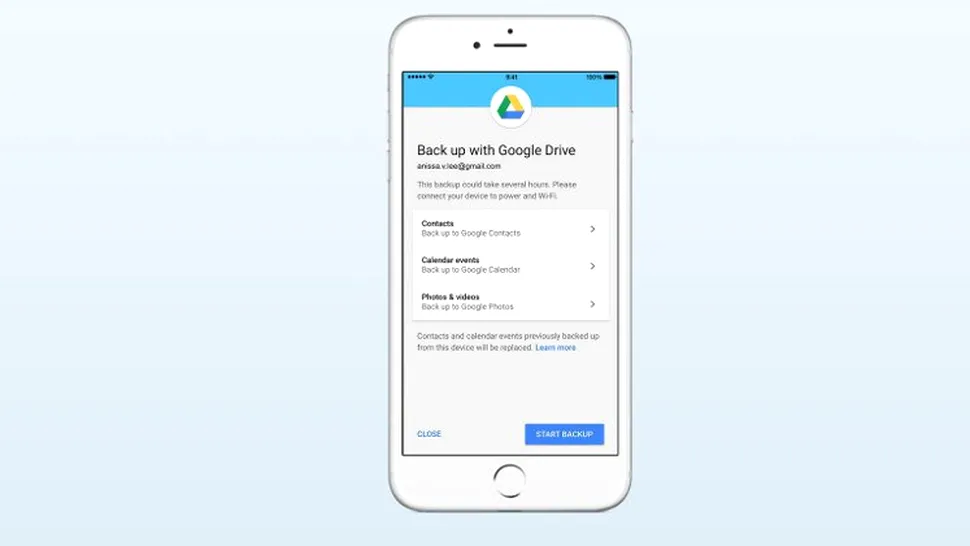 Google Drive te ajută să schimbi telefonul iPhone cu unul bazat pe Android
