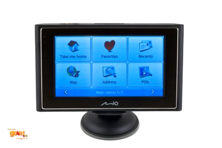 Mio Moov 360 – meniul principal