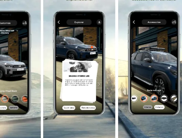 Dacia lansează o aplicație pentru a îți configura vehiculul dorit. Disponibilă pe iOS și Android