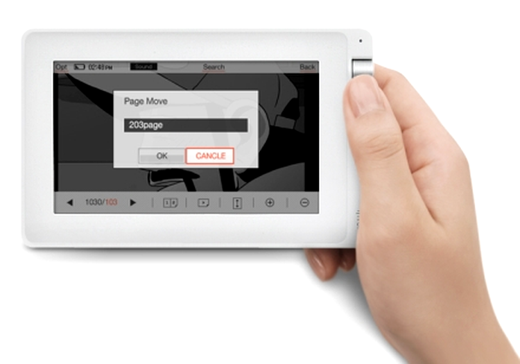 iRiver P35 vine cu un ecran touchscreen de 4.3