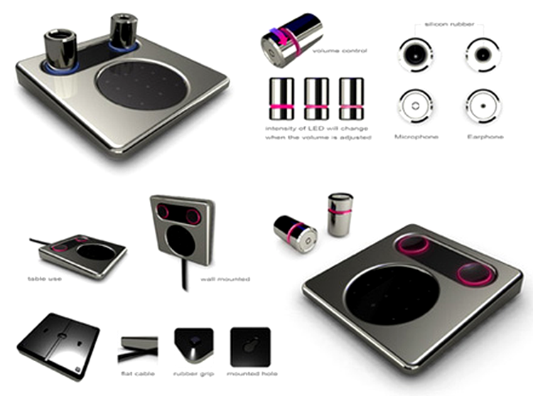 Telefon fix futuristic