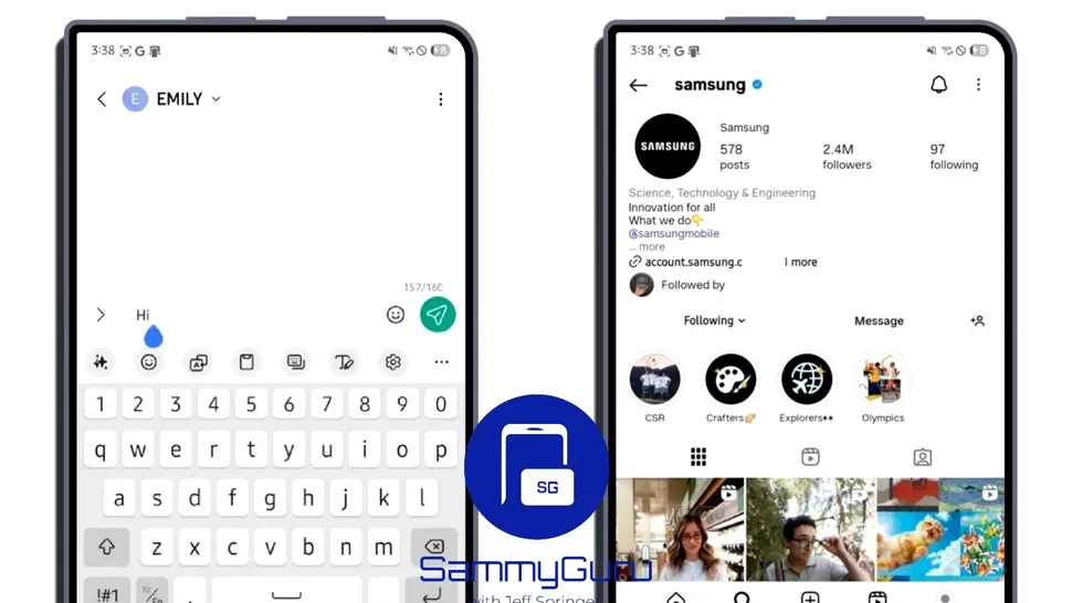 Samsung ar lucra la un dispozitiv pliabil Fold cu aspect ratio wide