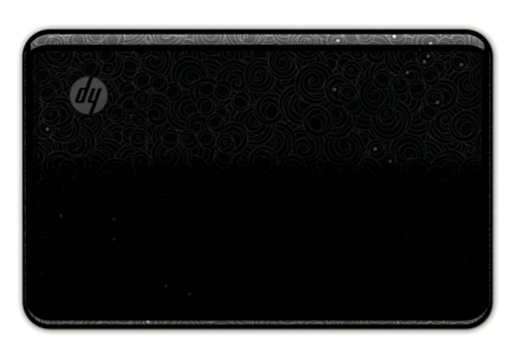 HP Mini 1000 - detaliu de pe carcasa