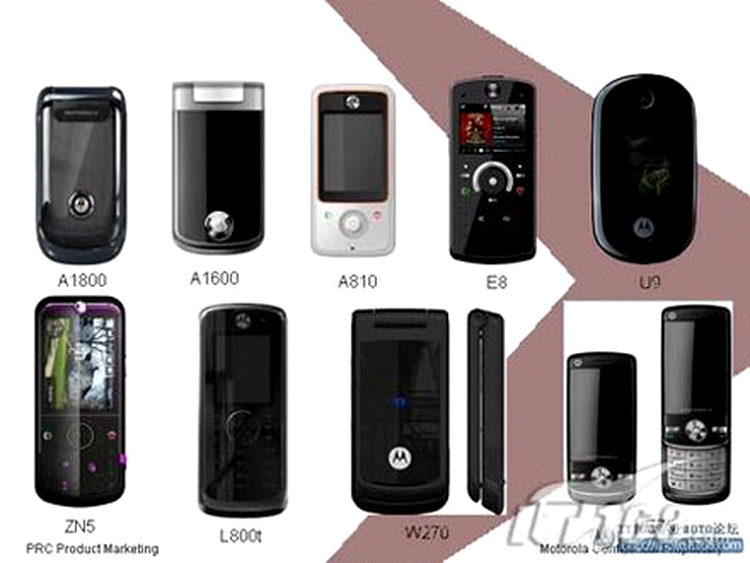 Motorola roadmap 2008 - telefoane mobile
