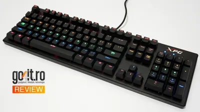 XPG Infarex K20 review: o tastatură de gaming de buget cu luminiţe, dar fără RGB