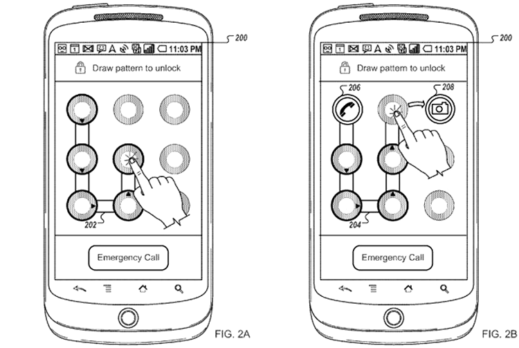 Google brevetează o nouă întrebuinţare pentru funcţia pattern unlock
