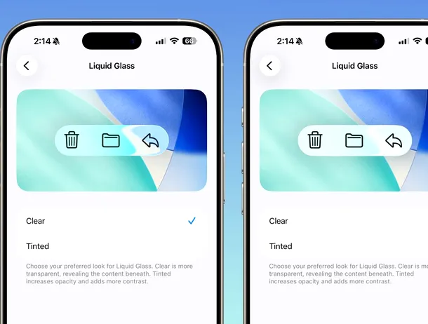 Apple corectează problemele Liquid Glass cu o nouă opțiune de afișare