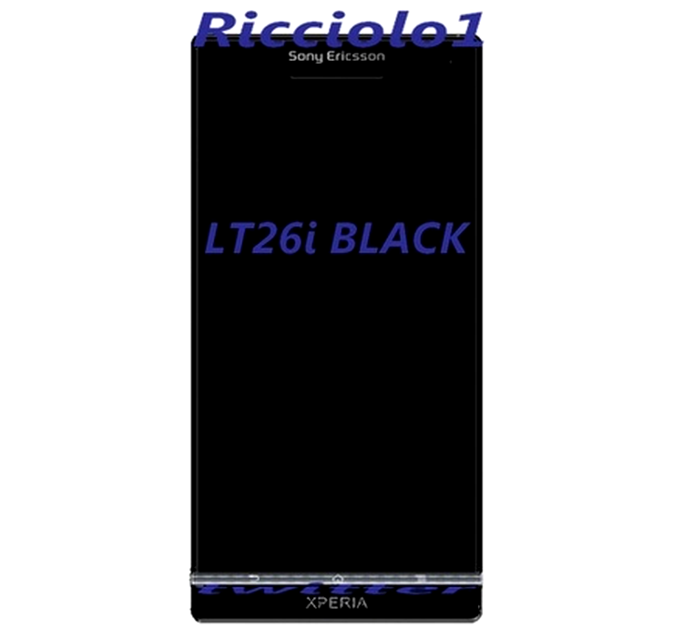 Sony Ericsson LT26i cu carcasa neagră