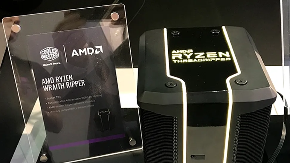 AMD a dezvoltat Wraith Ripper, un cooler imens dedicat procesoarelor Threadripper cu 32 de nuclee