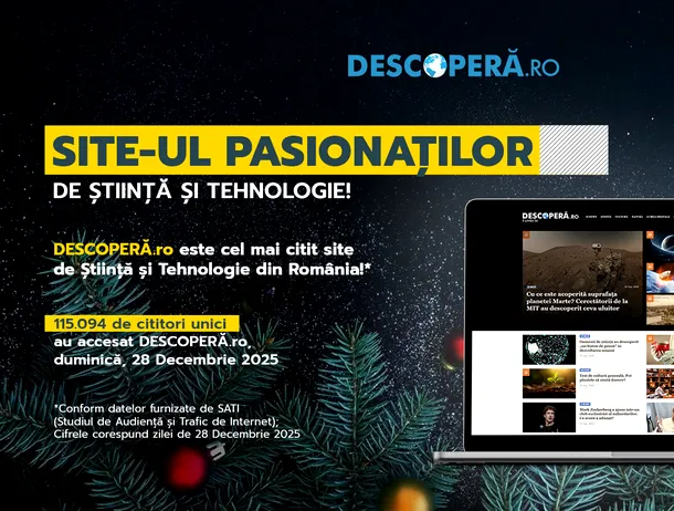 DESCOPERĂ.ro, site-ul preferat al pasionaților de Știință și Tehnologie din România!