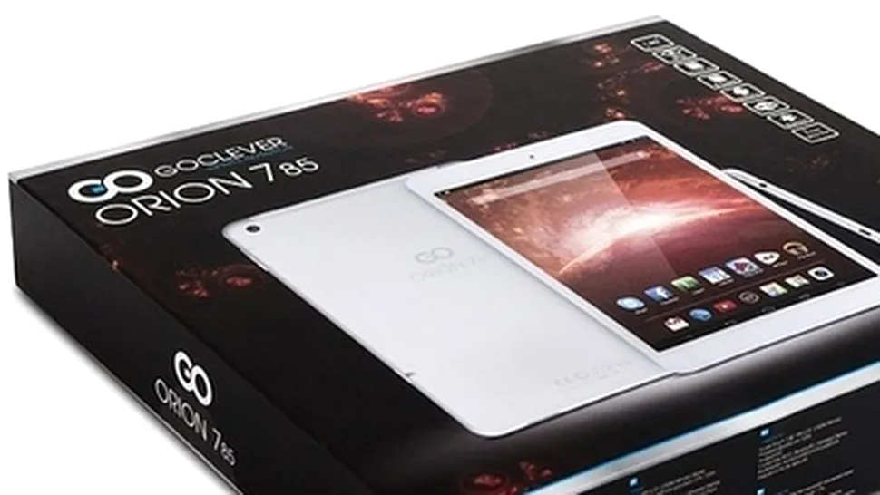 GOCLEVER a lansat Orion 785, o tabletă quad-core Android cu ecran de 7,85