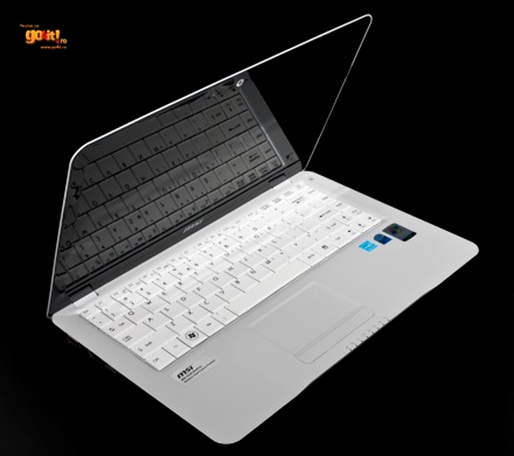MSI X-Slim X320 - tastatura are butoanele mari, dar nu aduce nimic nou