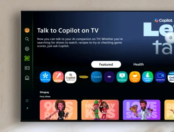 Microsoft Copilot ajunge pe noile televizoare și monitoare inteligente Samsung