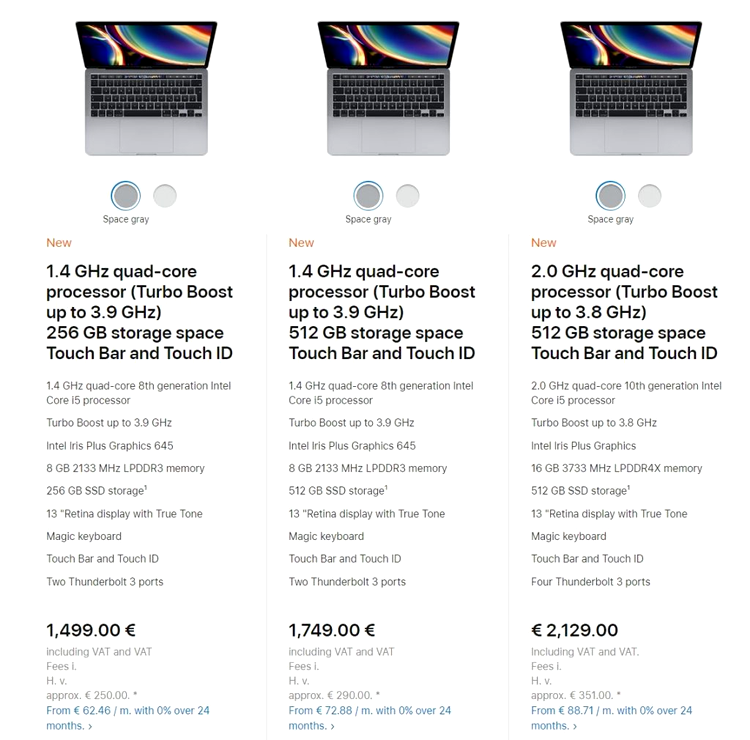 macbook pro 13 price