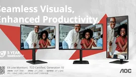 AOC Essential E4: monitoare office cu garanție de 5 ani