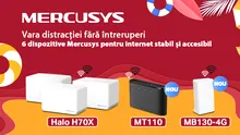 Dispozitive Mercusys care oferă internet stabil și accesibil pentru orice locuință