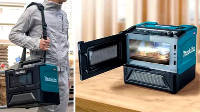 Makita anunță cuptorul de microunde portabil, pentru încălzirea mâncării pe șantier