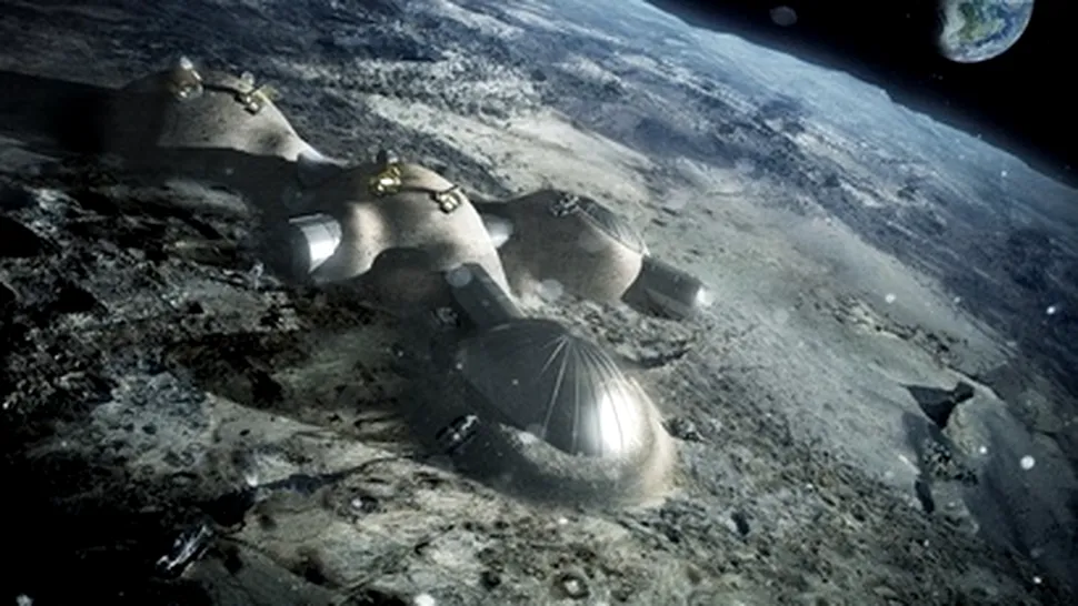 Tiparul industrial 3D va uşura construcţia clădirilor pe Lună