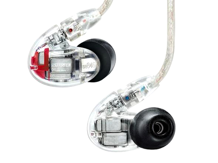 Shure SE846 - căşti intra-auriculare cu difuzoare pentru frecvenţe joase, medii şi înalte
