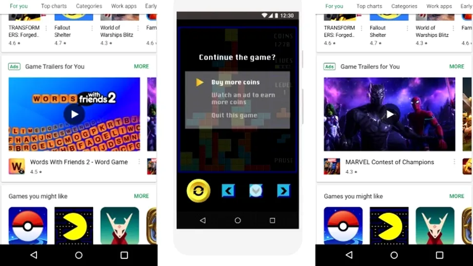 Google ar putea introduce reclame video în Play Store